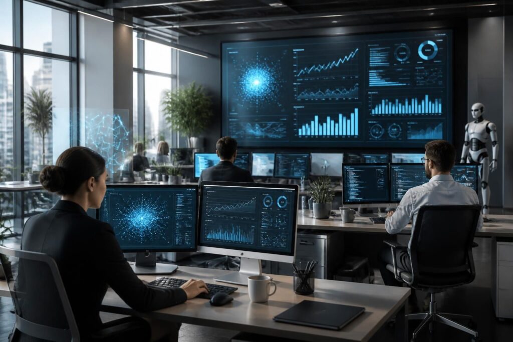 découvrez un état des lieux chiffré de l'utilisation de l'ia en entreprise, analysant son impact et ses applications actuelles dans le monde professionnel.